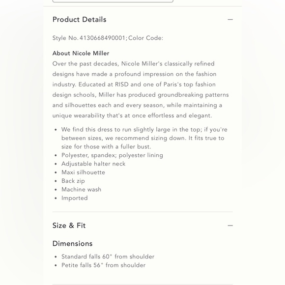 Anthropologie x Nicole Miller Serena Halter Patterned Maxi Dress - Picture 5 of 5